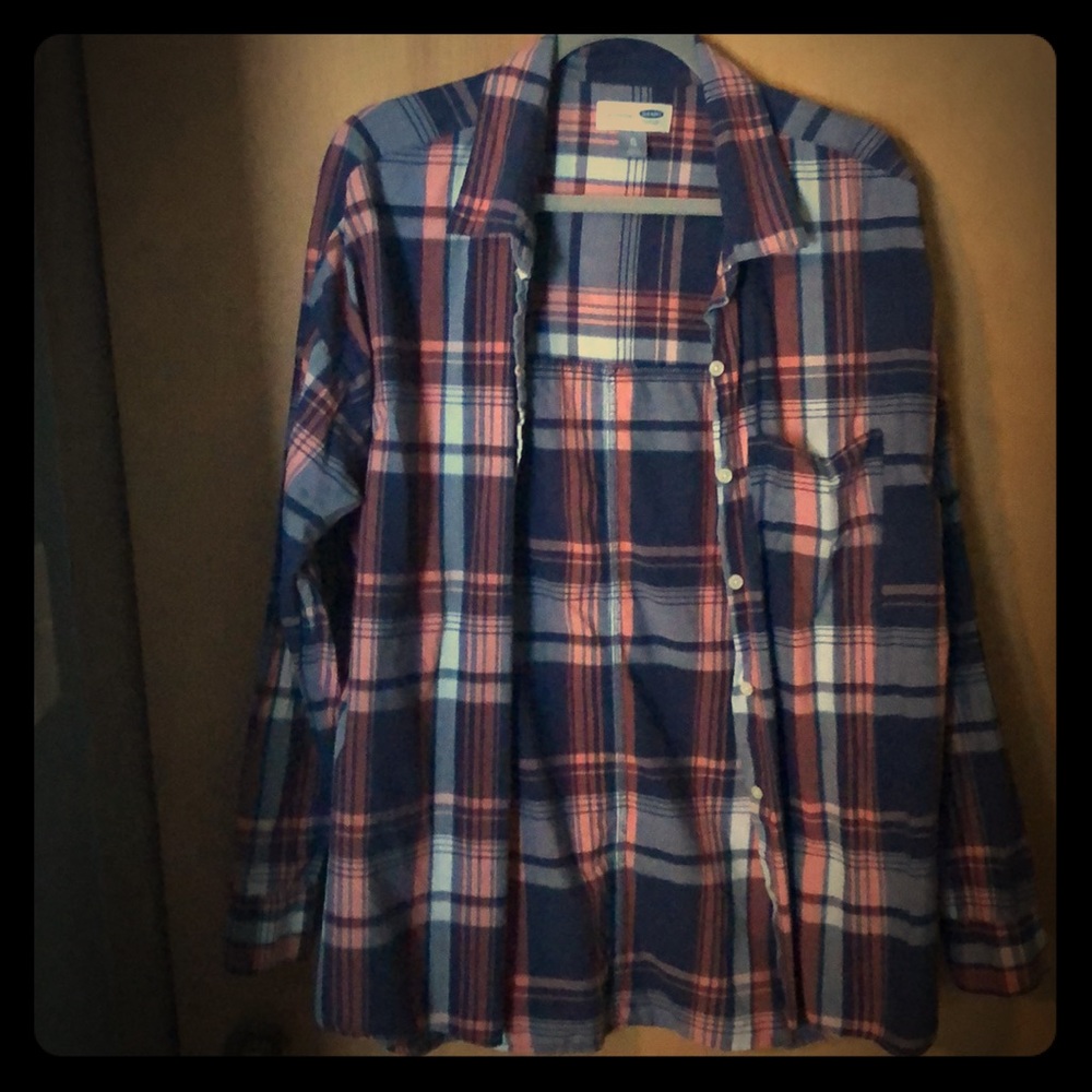 Plaid button down
